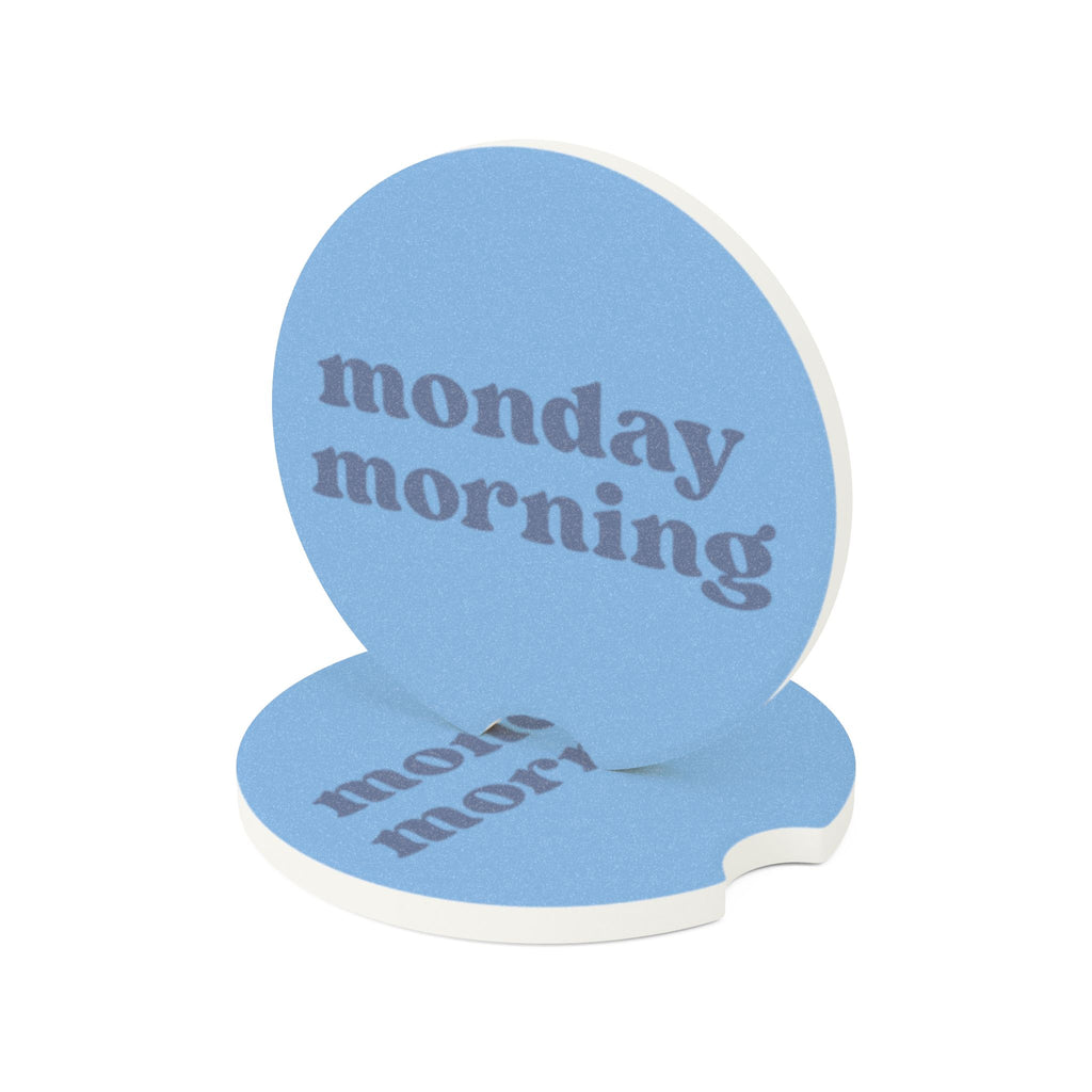 Monday Morning Car Coaster (Ocean)