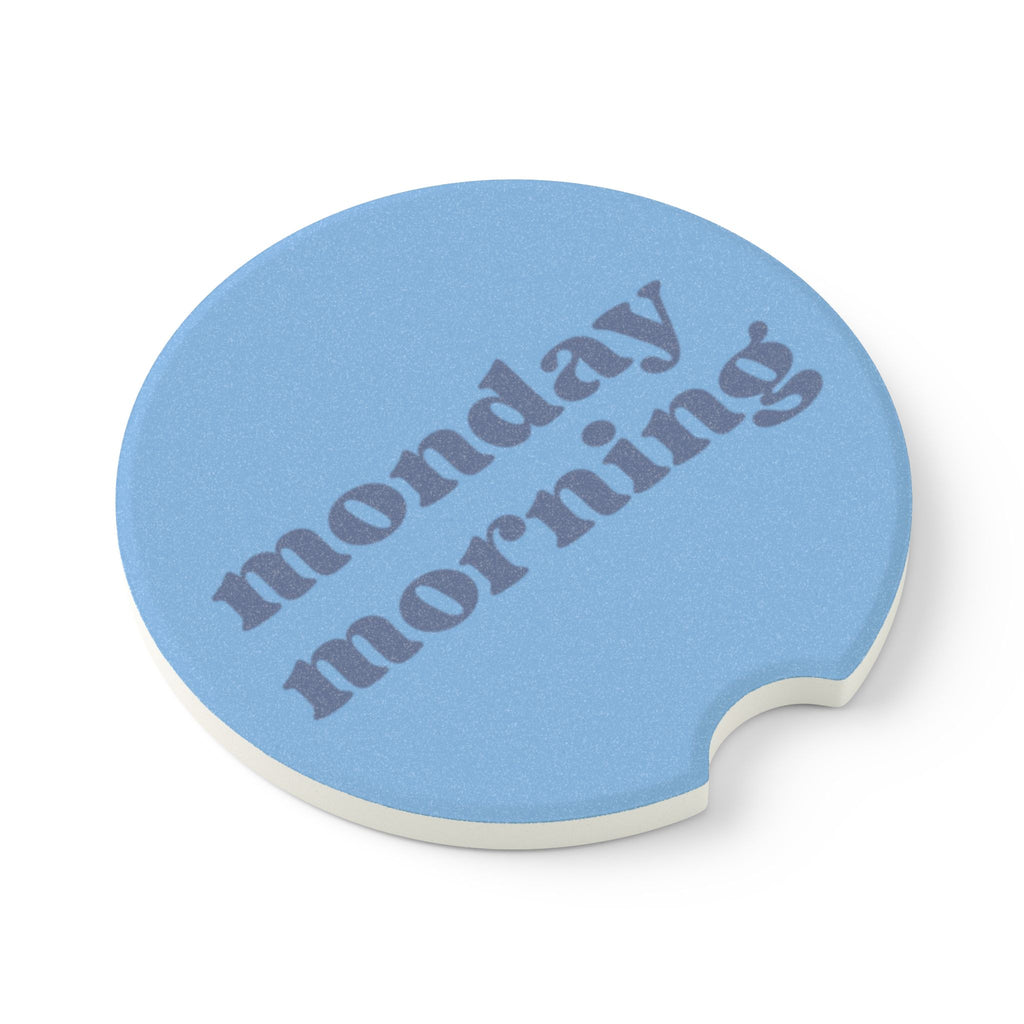 Monday Morning Car Coaster (Ocean)