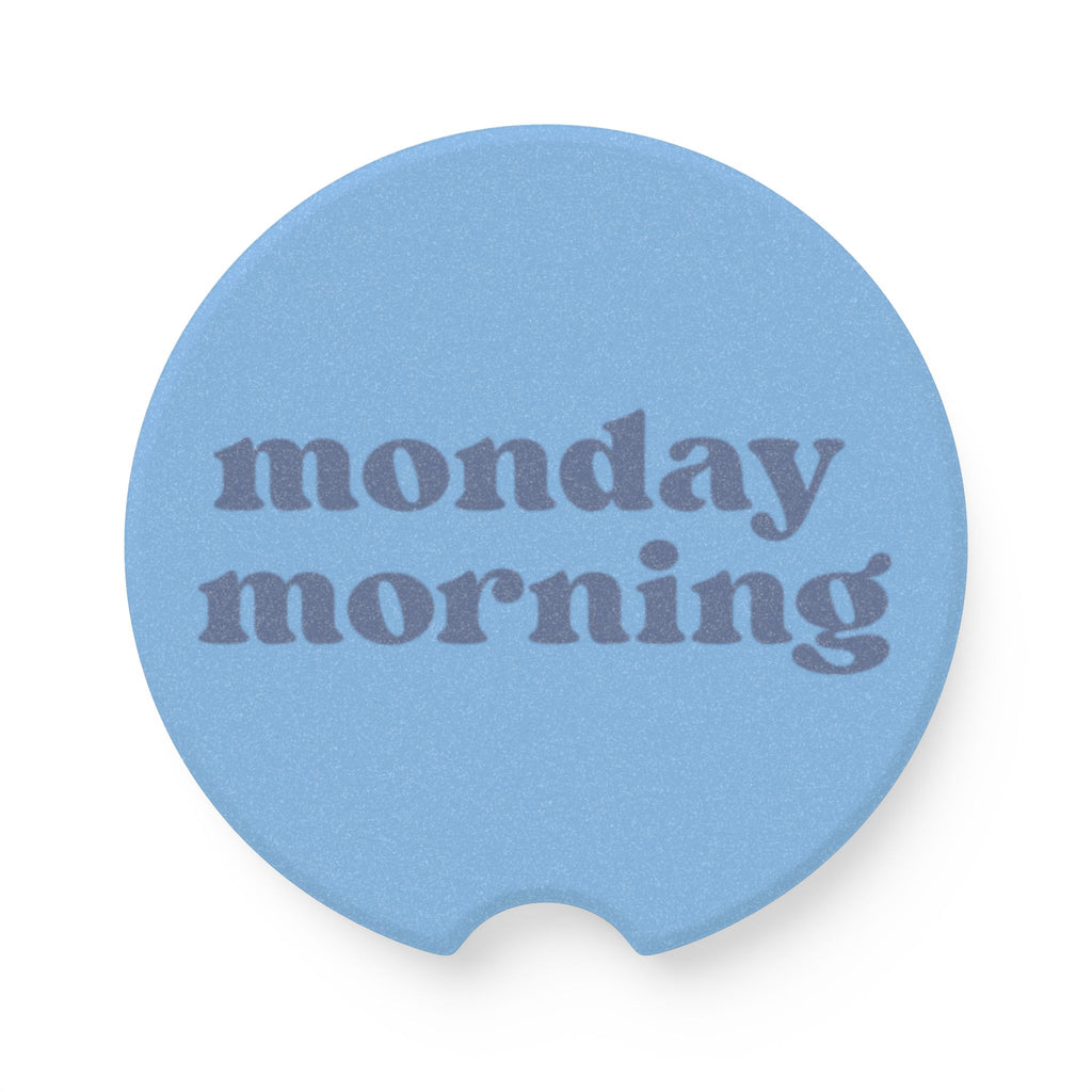 Monday Morning Car Coaster (Ocean)
